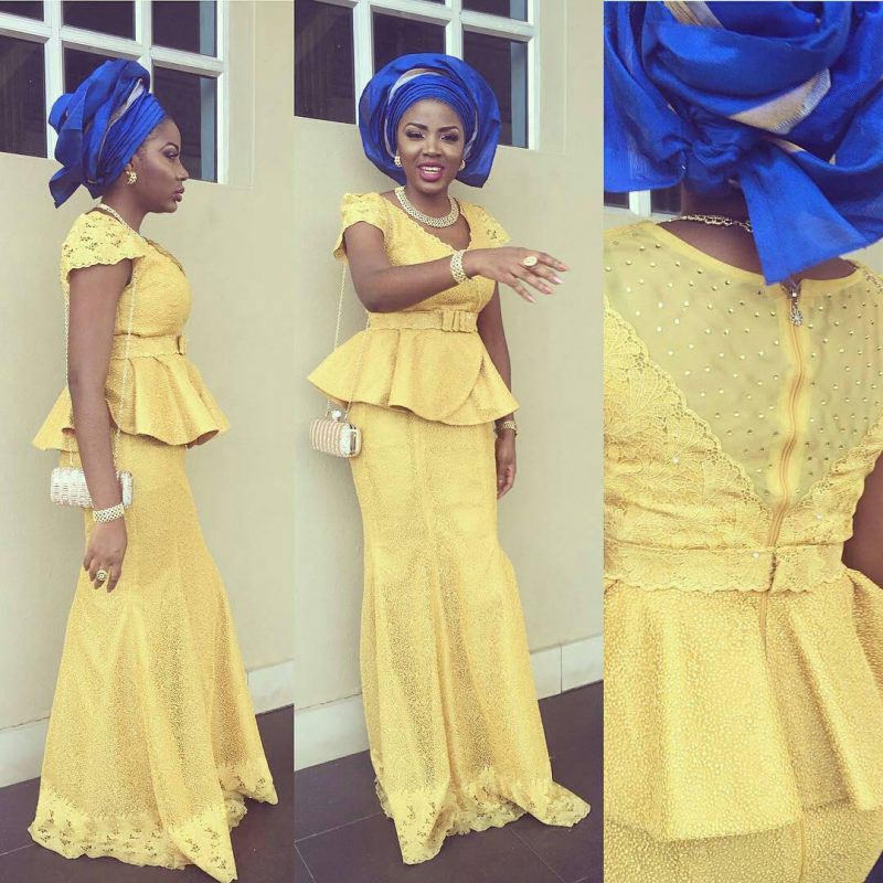 Some stunning Aso-Ebi varieties that are real show stealers