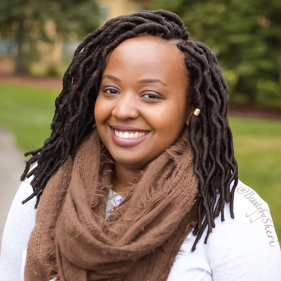 Mid-Length Wavy Brown Faux Locs