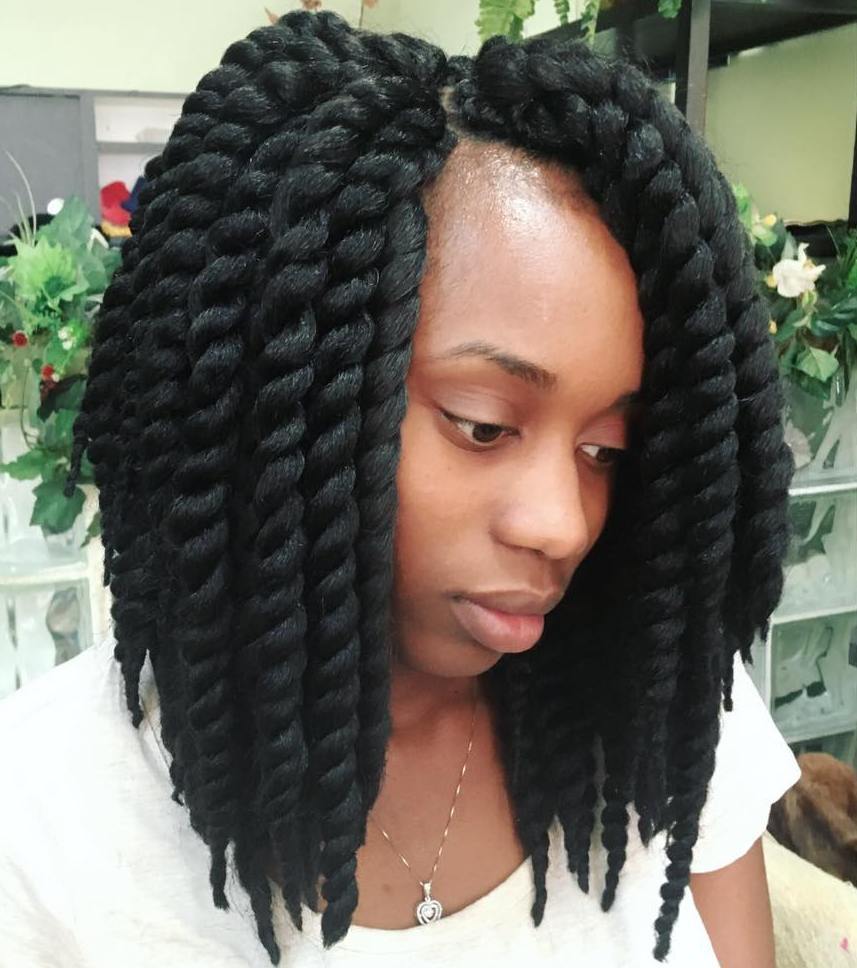 Chunky Twists In A Lob Length