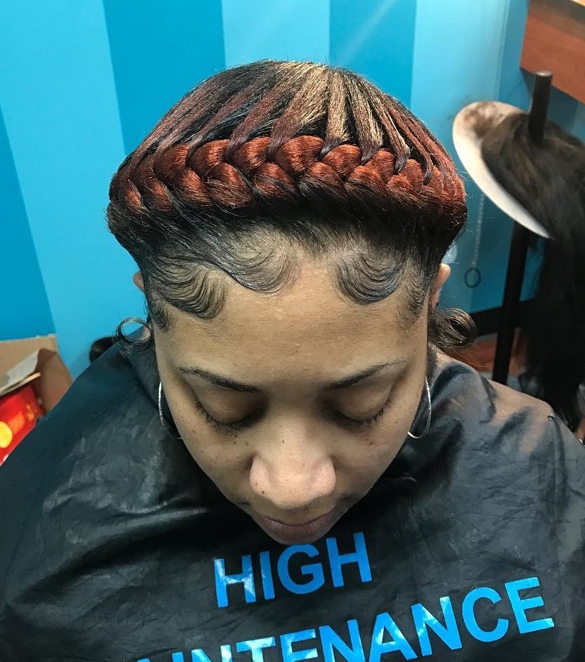 Underbraid Updo