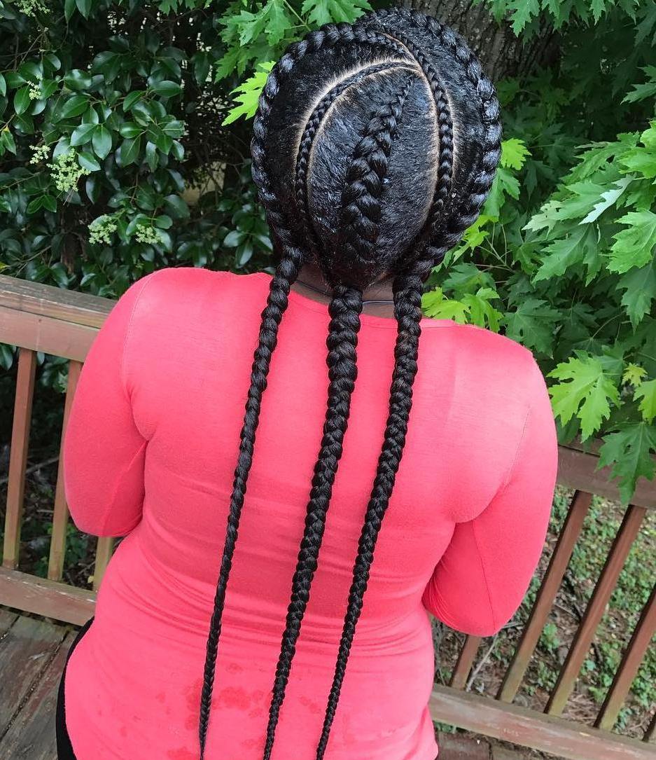 Three Goddess Braids