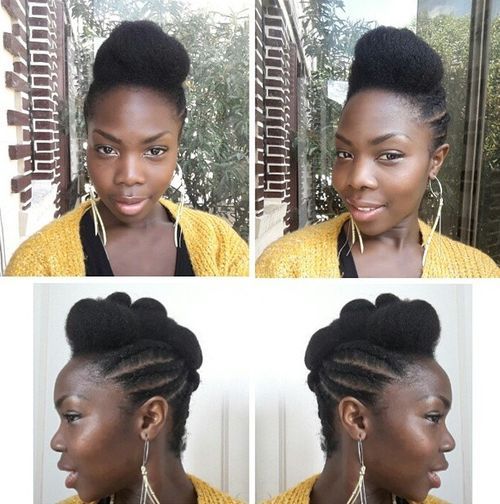 braided natural Mohawk