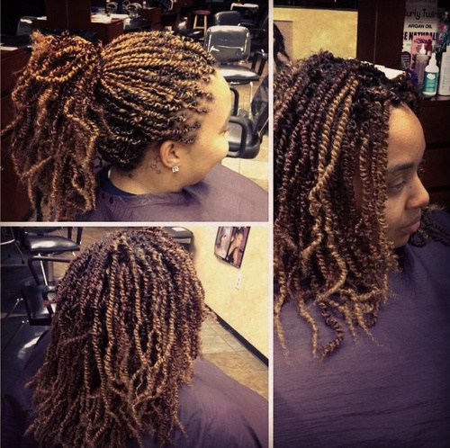 medium kinky twists