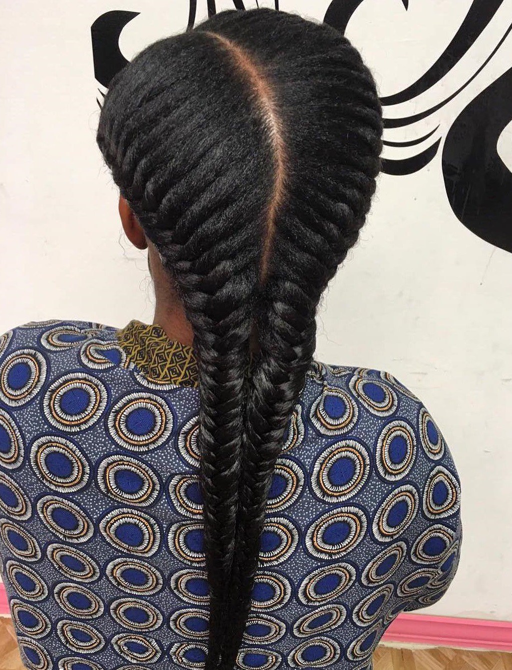 Fishtail Pigtails For Natural Hair