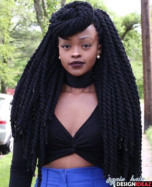 Thick Black Twists