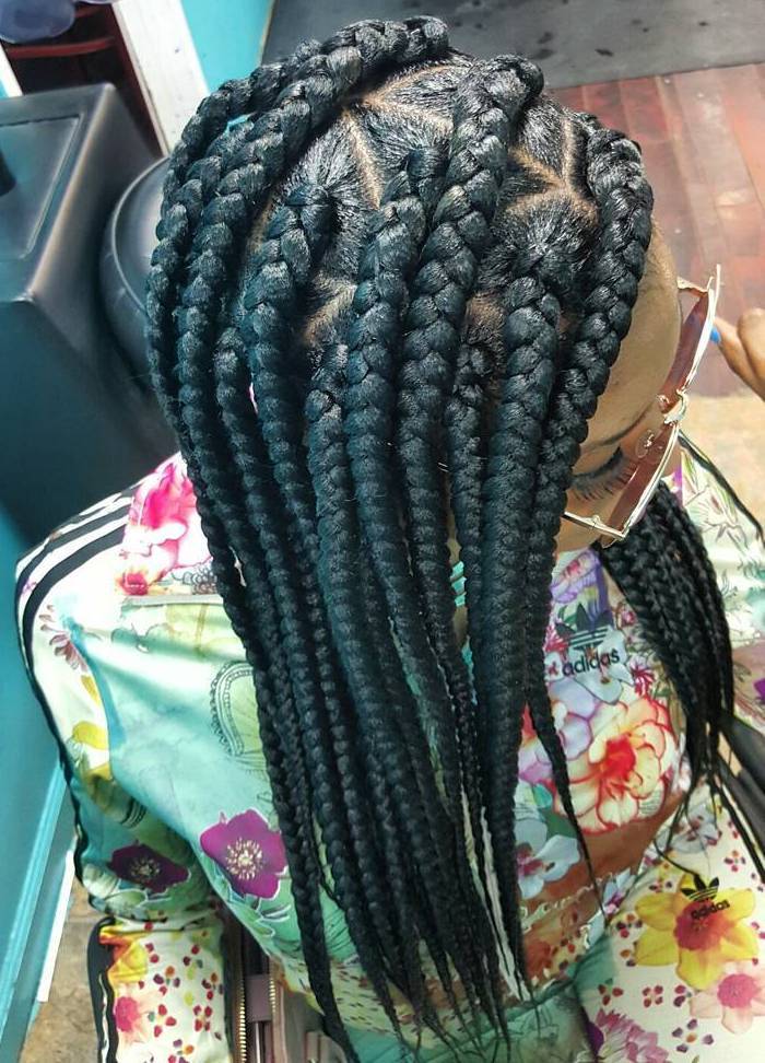 Chunky Box Braids