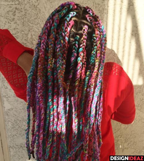 Melange Yarn Braids