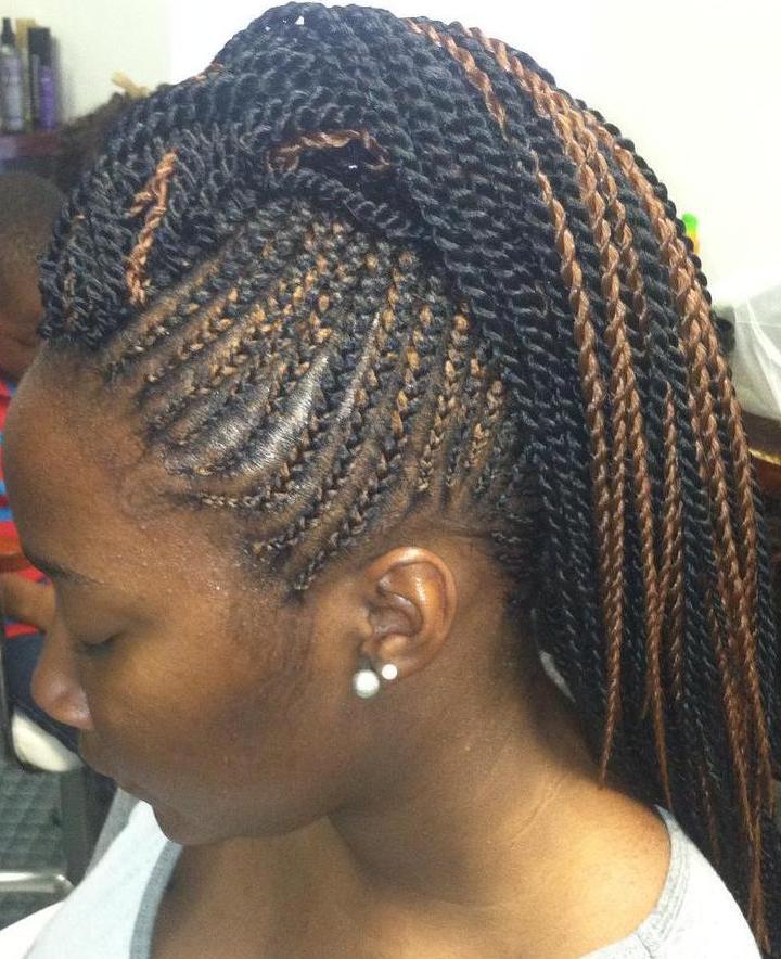 Crochet Mohawk With Micro Braids