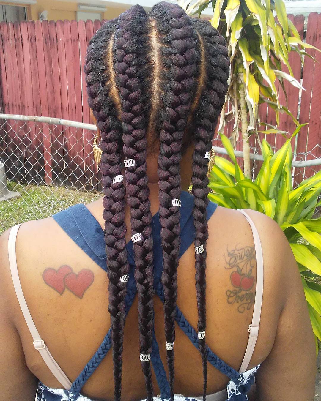 Four Thick Under Braids