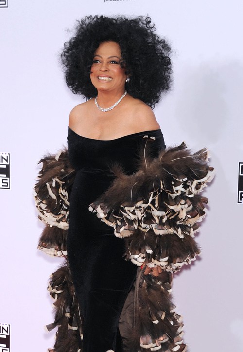 Diana Ross natural hairstyle