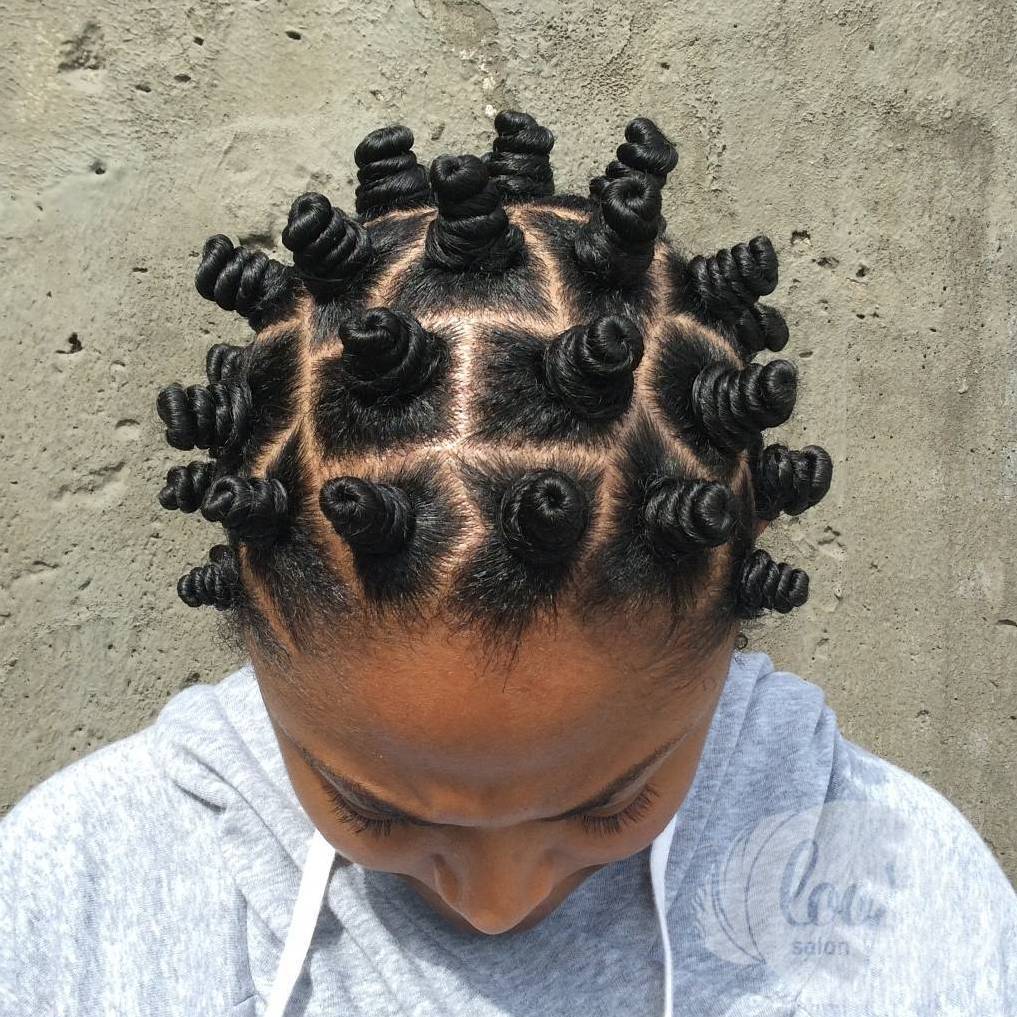 Bantu Knots On Shorter Hair