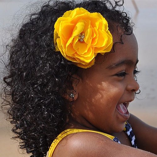 black toddler natural hairstyle