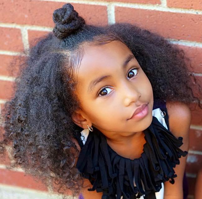 African American Natural Hairstyle For Kids
