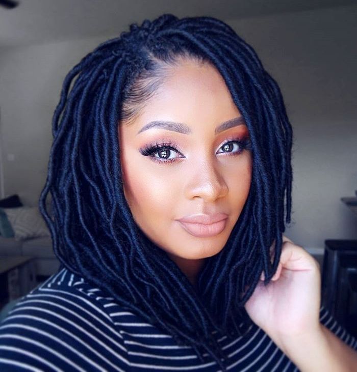 Small Lob Faux Locs