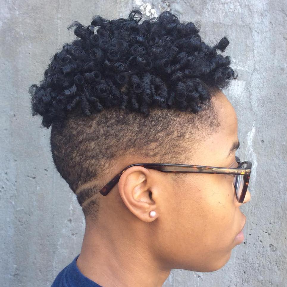 Women's Undercut For Natural Hair