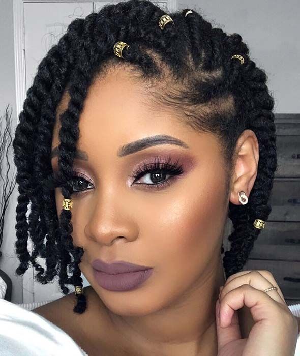 5 Creative Natural Braided Hairstyles For Black Women