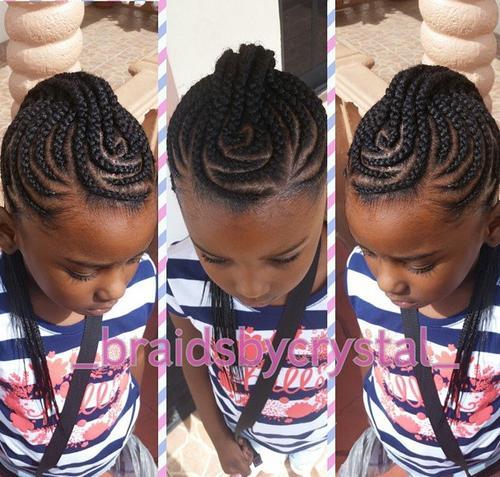 braided Mohawk for black girls