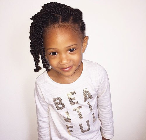 twist hairstyle for little black girls