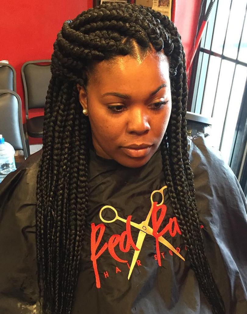 Thick Black Box Braids