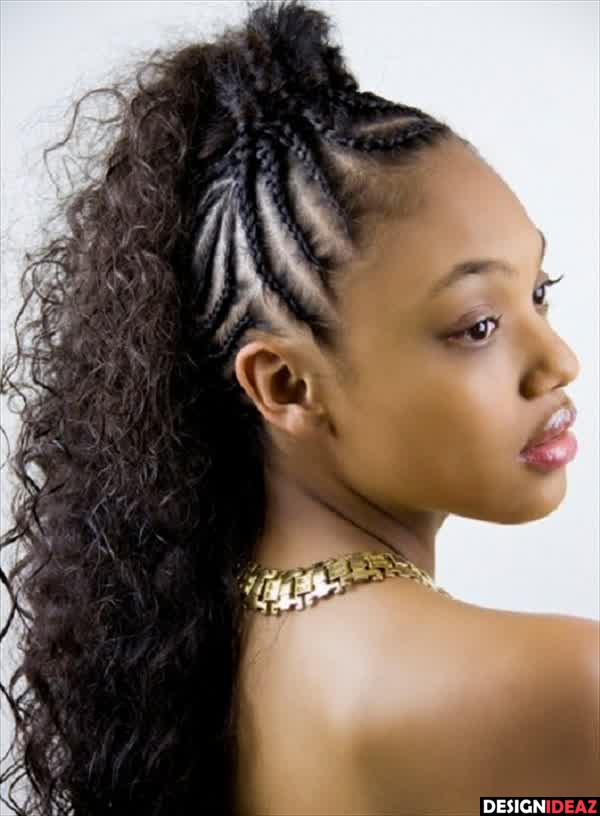 Best Braided Hairstyles for African American with a Side Puff