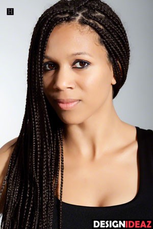 Best Braided Hairstyles with long Box braids for black women
