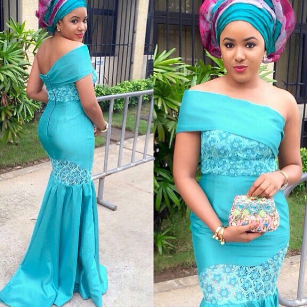 How To Make A Shawl Combination In Aso-Ebi Dresses