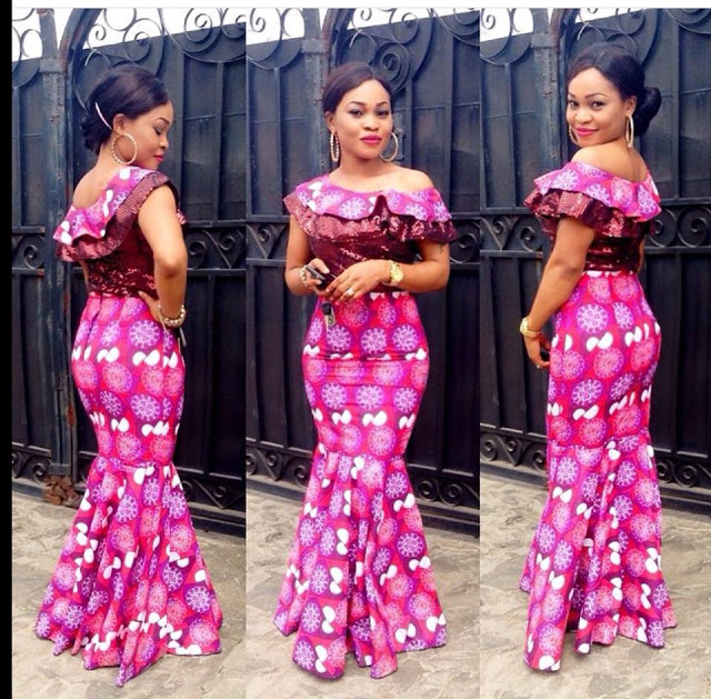 Stylish Cord Lace Aso Ebi Styles