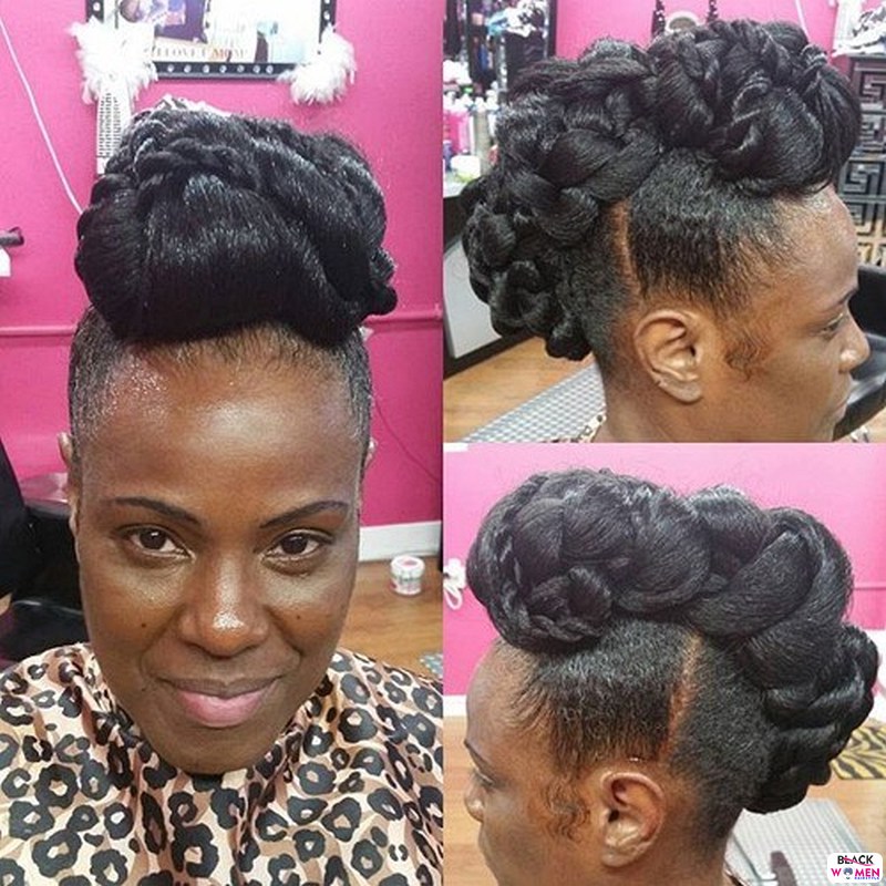 Natural hair updos 006