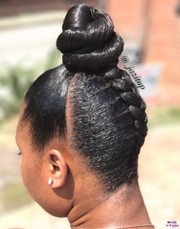 Natural hair updos 009