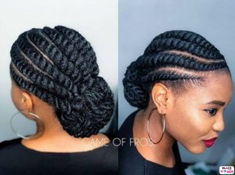 Natural hair updos 040