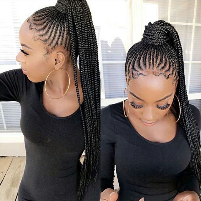 2 587 likes 10 comments blackhair flair blackhair flair on instagram shaquellra braided ponytail special inspired by nicki minaj braidedpo