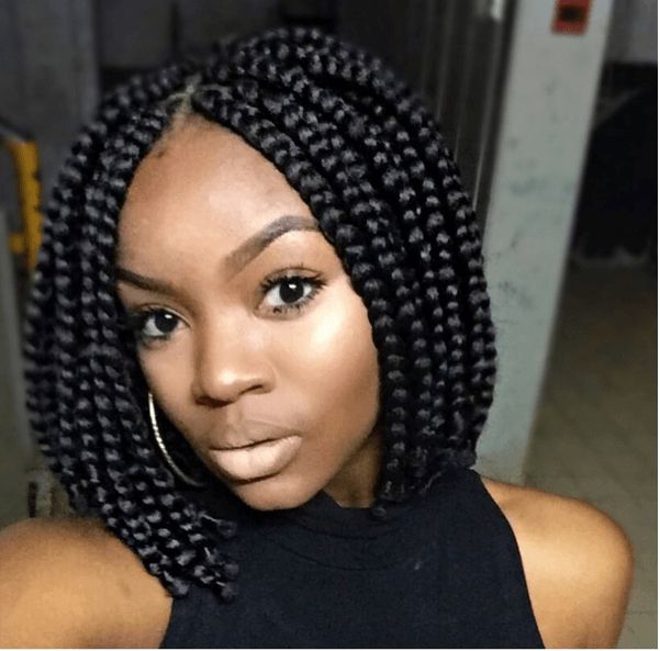 beautiful bob braided style ig thinkpoppy naturalhairmag