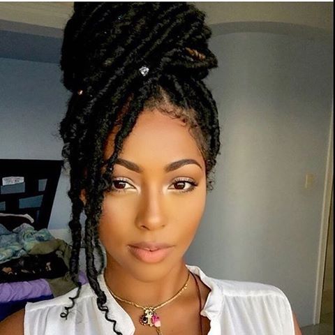 black women natural hairstyle dreadlocks 1