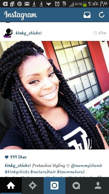 chunky braids protective style for the summer heat