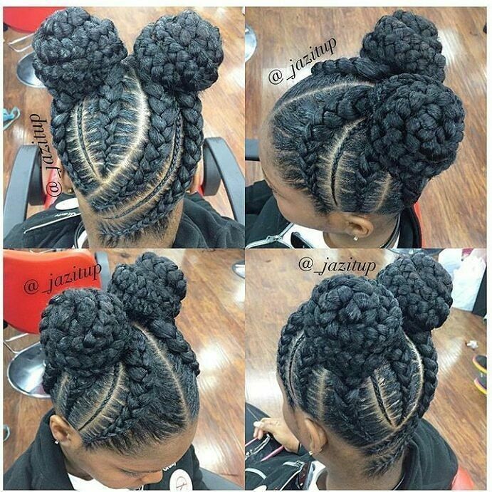 space bun braid styles are in click the link see more braid styles
