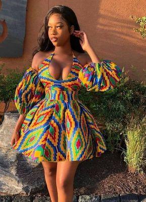 African print midi dress skater dress Ankara midi skater dress African clothing for women Nigeria dress African womens wear party dress