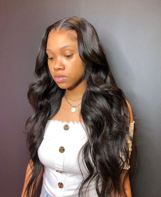 Body Wave Lace Front Human Hair Wigs Brazilian Frontal Wig For Black Women Pre Plucked Free Shipping