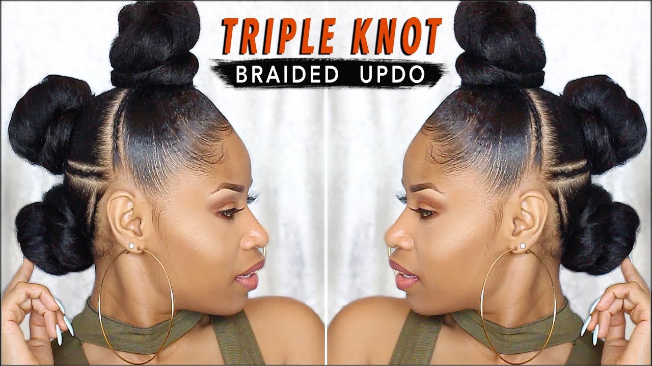 Interesting Hairstyle Updo For Natural Hair