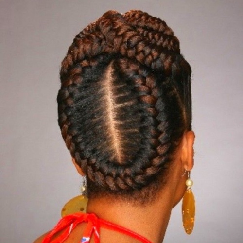 Back Halo Goddess Braids