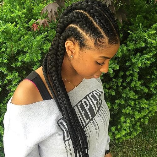 Classic Cute Goddess Braids