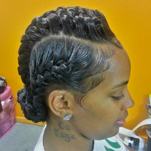 Mohawk Braided Hairstyle