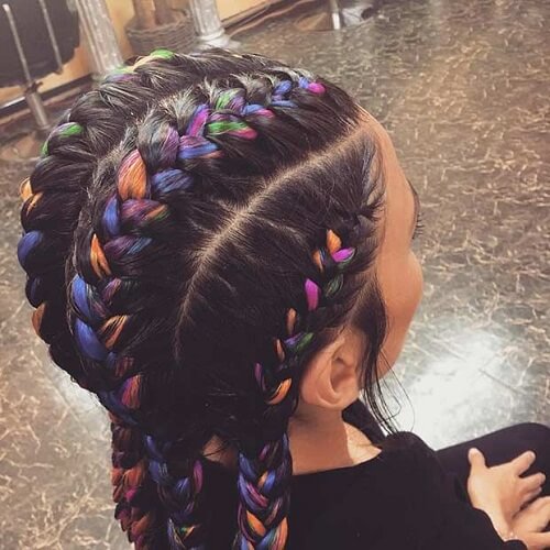 Rainbow Braids