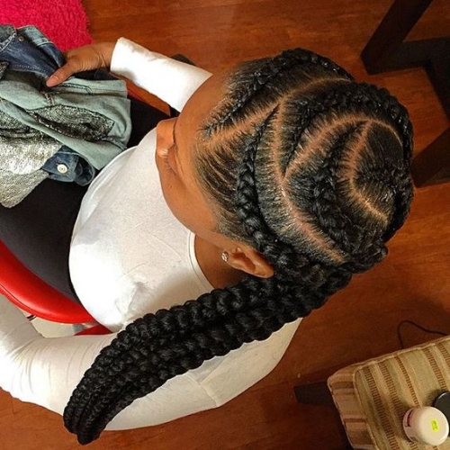 feed in braids