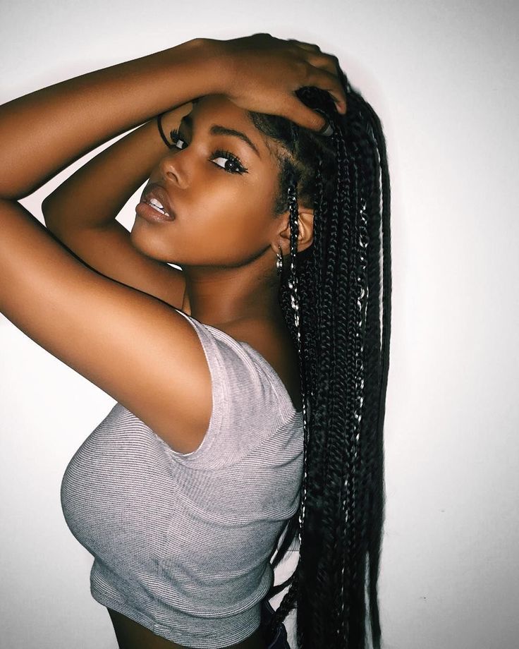 style black hairy women for Braided