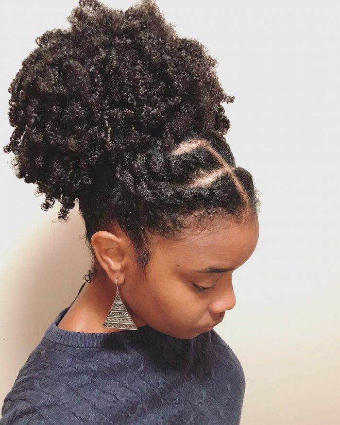 40+ new updo design for black hair in 2019