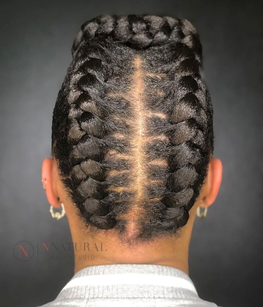 18 braided halo