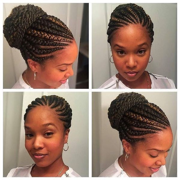 23 Braided Updos for Natural Hair