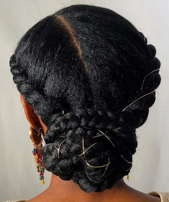 Double Braids and Bun