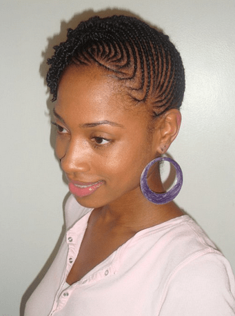 cute braids short natural hair