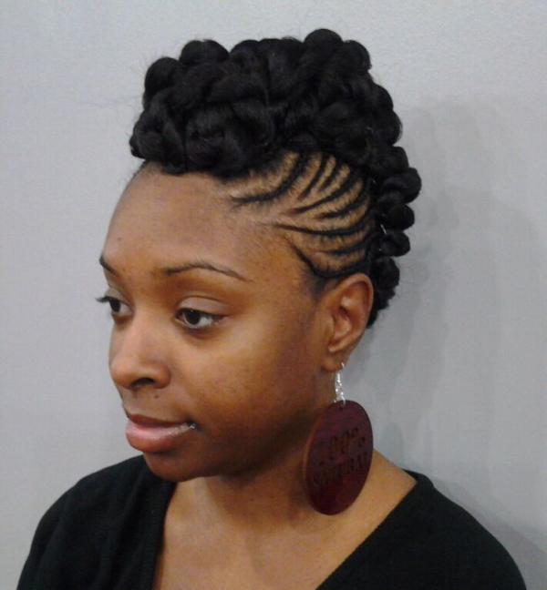 short black natural curly hairstyles 1